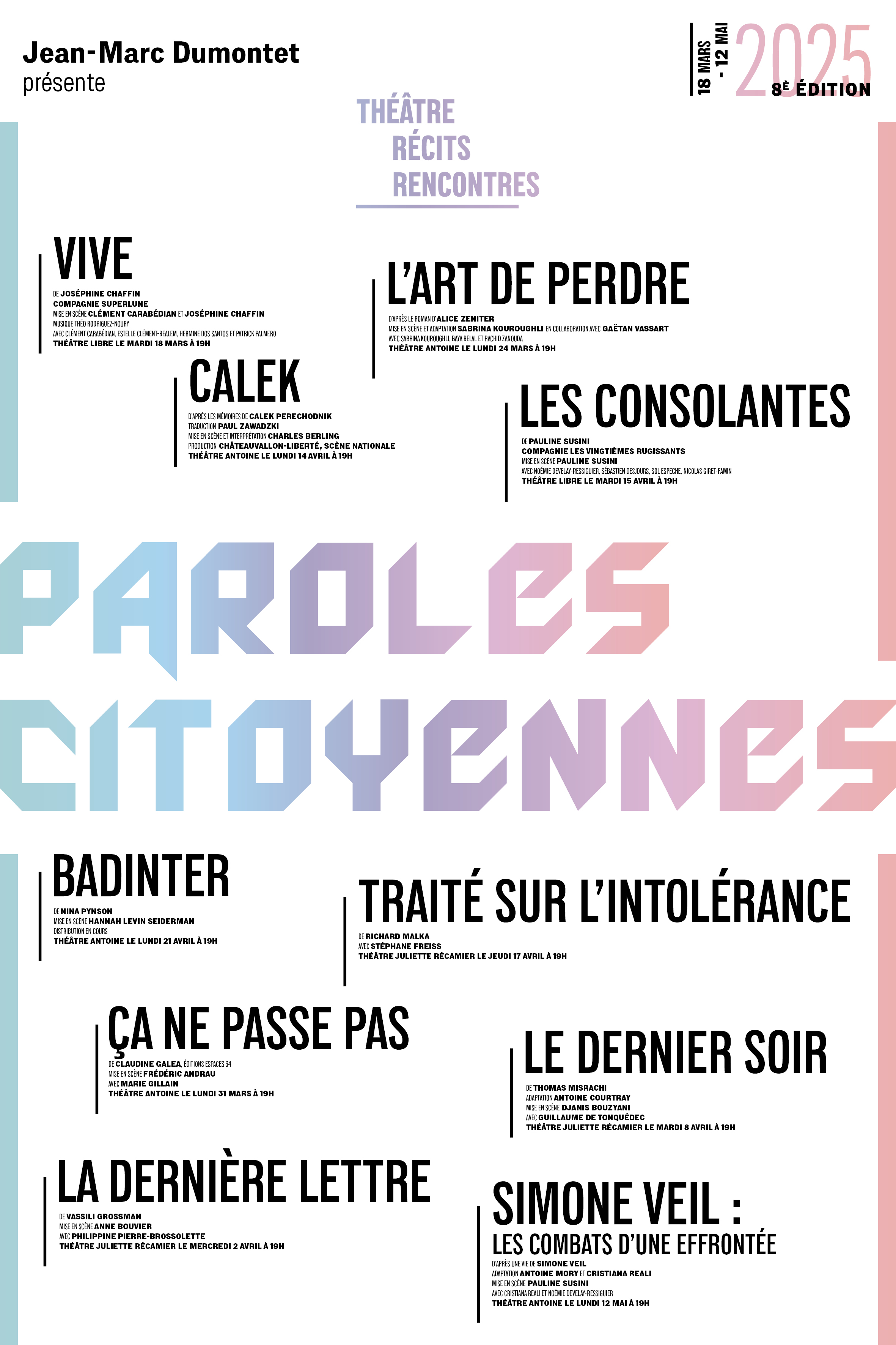 Paroles Citoyennes Edition 2025
